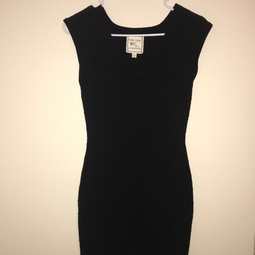 Black sweater dress