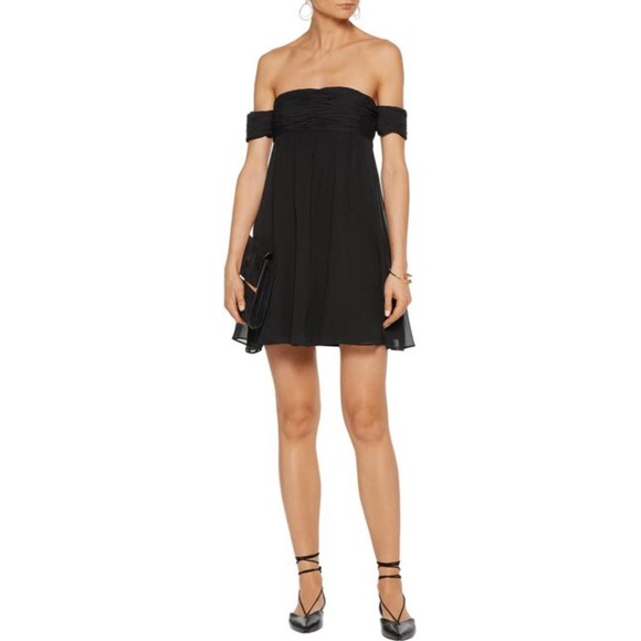 Rachel Zoe Dresses & Skirts - Rachel Zoe Melinda Off-the-shoulder Silk Dress