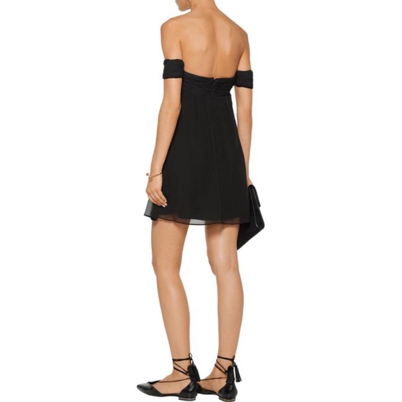 Rachel Zoe Melinda Off-the-shoulder Silk Dress - Picture 3 of 8