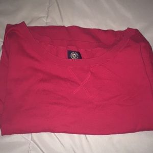 American Eagle Red Quarter Sleeve
