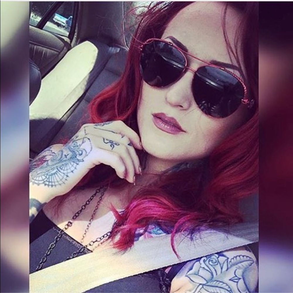 Matte Red or Antique Silver ❤️ Fly Calibers Shades - Picture 9 of 14