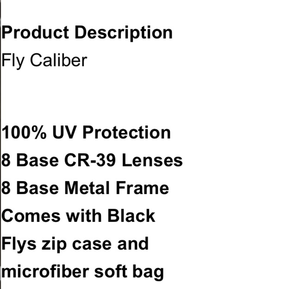 Matte Red or Antique Silver ❤️ Fly Calibers Shades - Picture 14 of 14