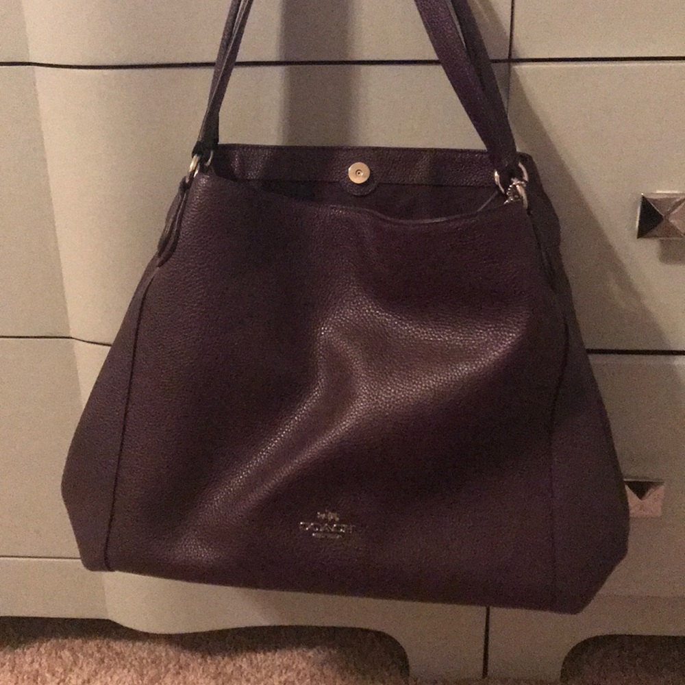 Purple Coach Bag