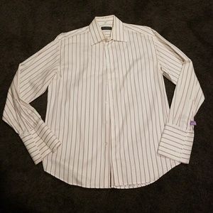 Brandolini Burgundy & White Striped Shirt