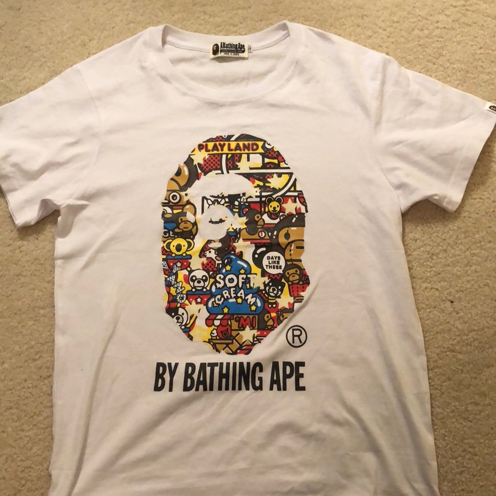 Baby milo in play land Bape T-shirt