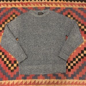 Pendleton Heather Blue Wool Sweater Size M