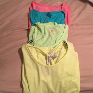 4 Victoria secret/h&m one sz cotton tops