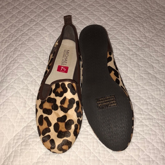 Cheetah print Michael Kors flats. Never used. - Picture 2 of 4