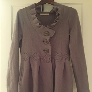 Anthropologie sweater coat