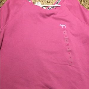 PINK Victoria Secret Large Cutout Back Sweatshirt