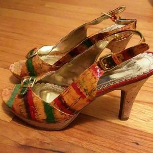 Madeline Open toed heel