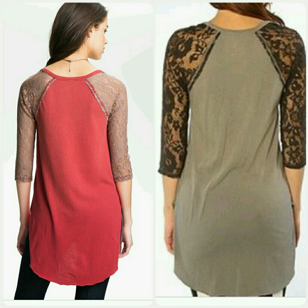 Free People renegade raglan graphic tunic - Picture 6 of 8
