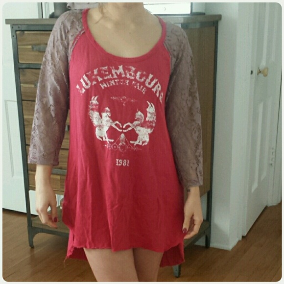 Free People renegade raglan graphic tunic - Picture 3 of 8