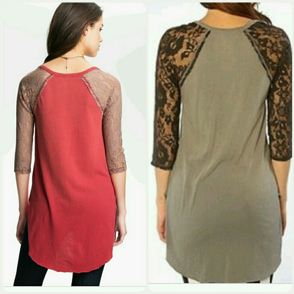 Free People renegade raglan graphic tunic - Picture 6 of 8