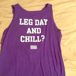 Victoria secret VSXSport sz med purple workout top