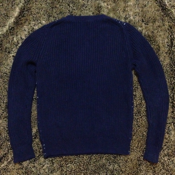 Women's GAP Metallic Oversized Sweater Size Medium - Picture 3 of 4