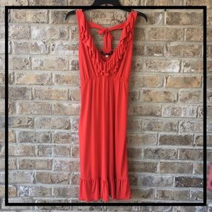 🆕 PINK ROCK SEXY RED DRESS PLUNGING VNECK & BACK