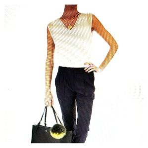 Michael Kors Double Layered V-neck Blouse