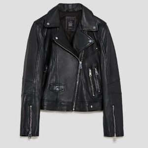 🎁 Zara Woman 100% Leather Jacket 🎁