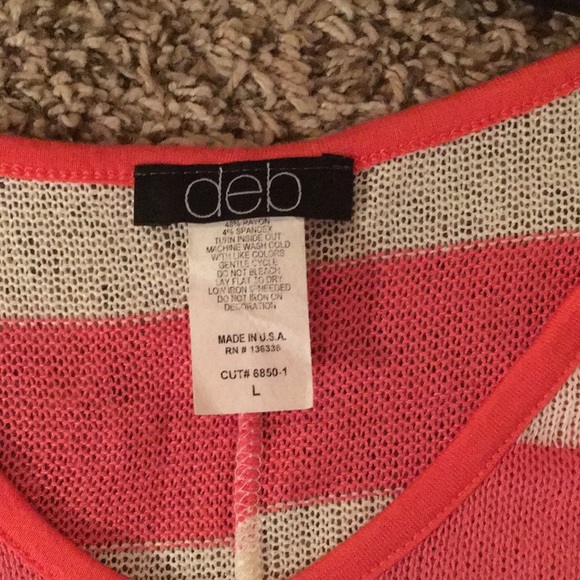 Striped Off the Shoulder Shirt - Picture 7 of 7