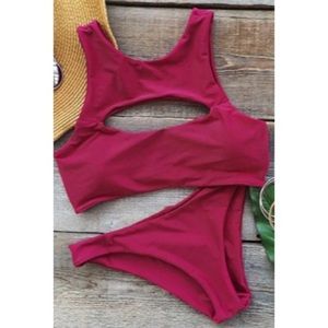 Cupshe Hot As Hell Cutout Bikini Set