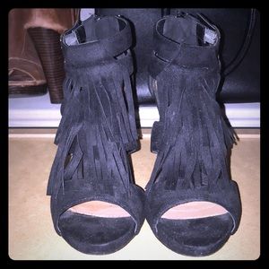 Fringe heels