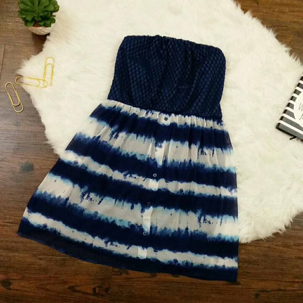 NWT LILY ROSE TYE DYE DRESS SZ LG