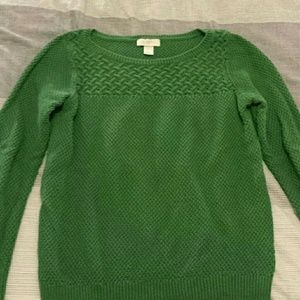 Green LOFT sweater