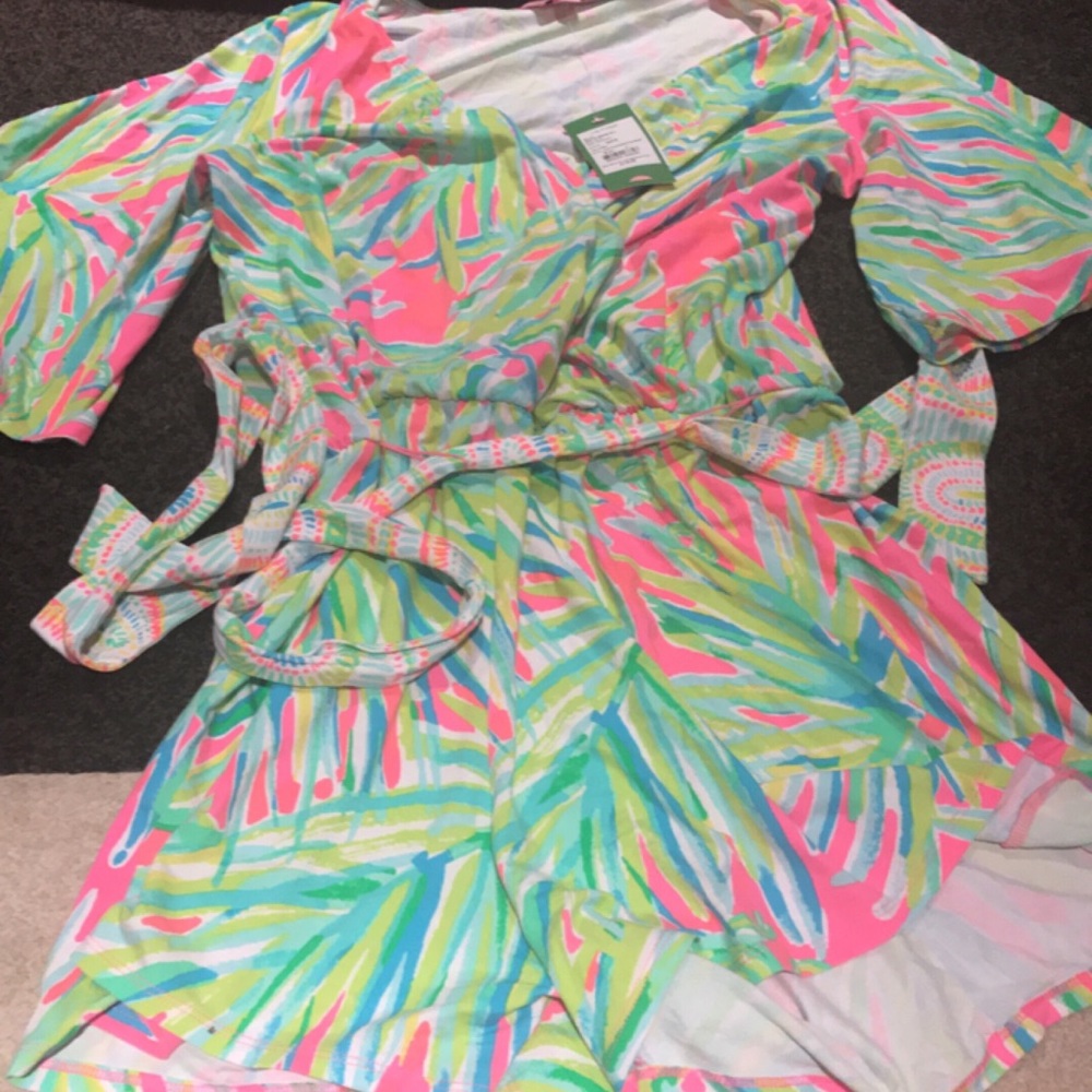 Madilyn Romper Royal Lime NWT
