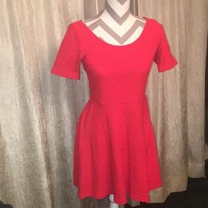 H&M Red Flare Dress