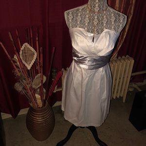 White strapless dress size 11