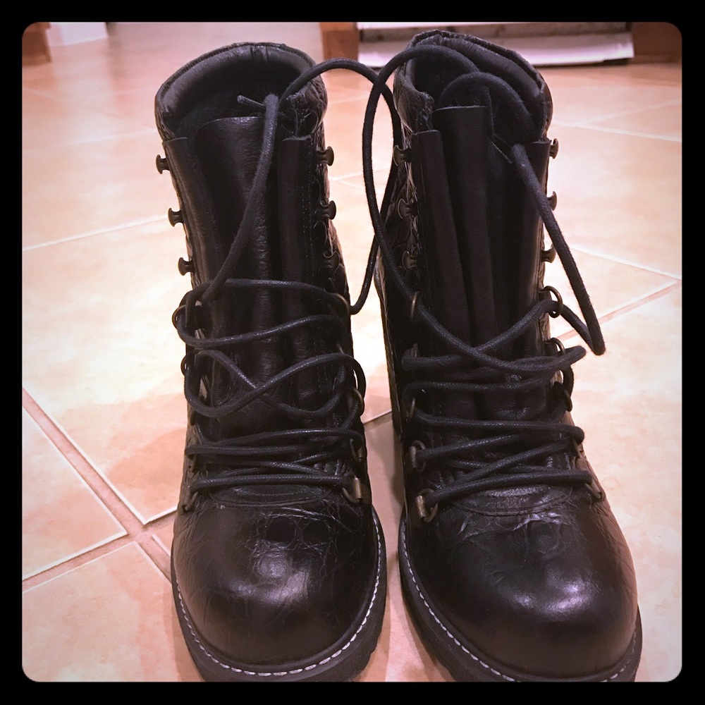 Diesel genuine leather boots