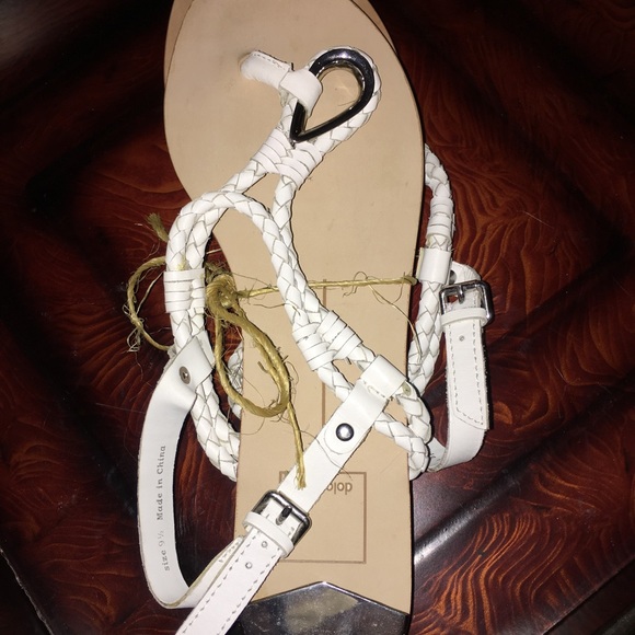 White Dolce Vita Sandals - Picture 1 of 3