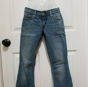 Levis bootcut jeans 524 too superlow