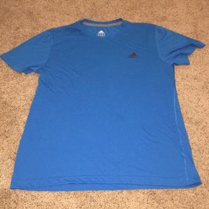 Men's Adidas Blue ClimaLite T-Shirt