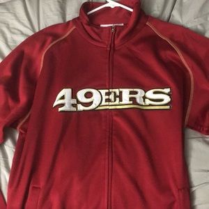 NEW SF 49ers zip up jacket