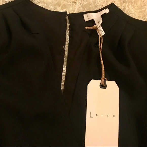 NWT Leith Pleated Long Sleeve Dress - Picture 7 of 8