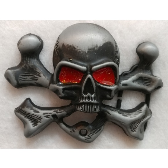Other - Punk Skull and Bones Belt Buckle