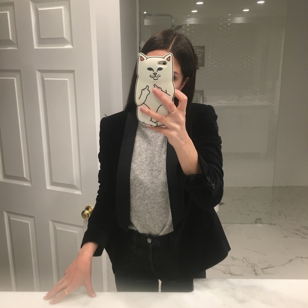 Vintage Ann Taylor Velvet Blazer
