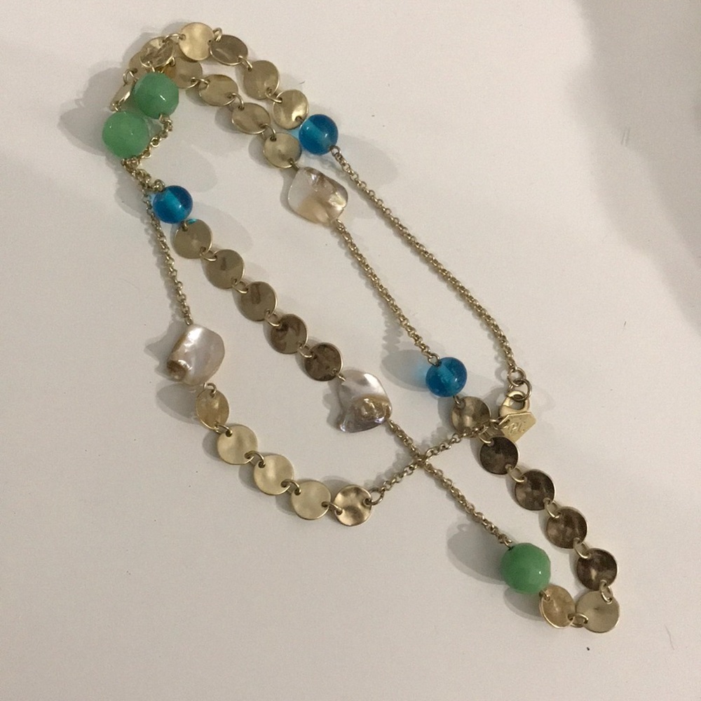 Long statement necklace