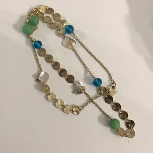 Long statement necklace