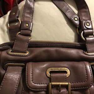 Micheal Kors dark brown leather purse