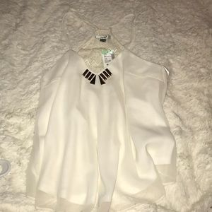 NWT white shirt.