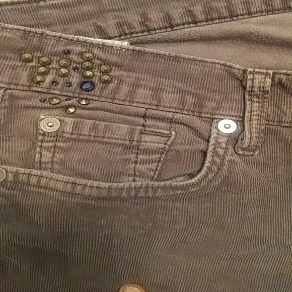 7 for all Mankind skinny gray corduroy 28 - Picture 3 of 7