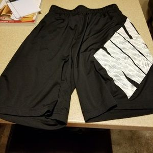 Nike Black and White Shorts. Men's Size Medium
