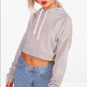 Cropped hoodie