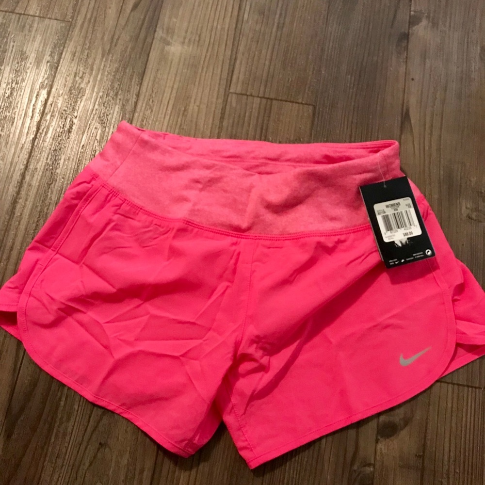 New pink nike shorts