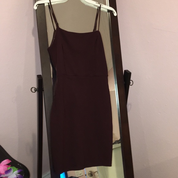 Nordstrom Burgundy slip dress (only worn once) - Picture 1 of 6