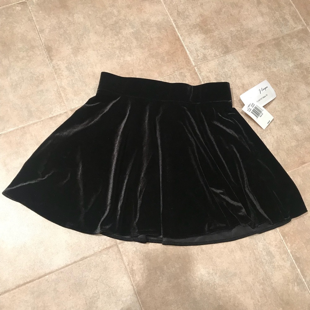 Velour Skater Skirt