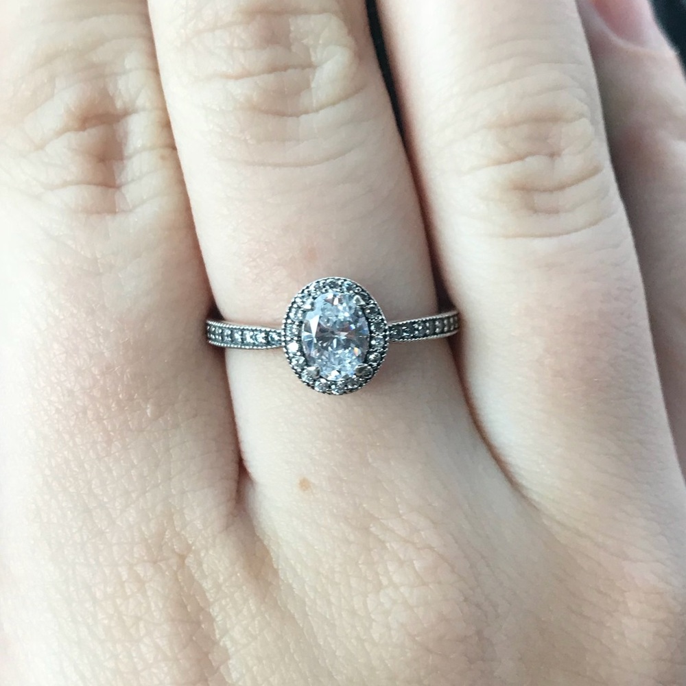 Vintage Elegance Pandora Ring